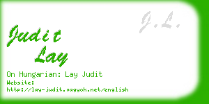 judit lay business card